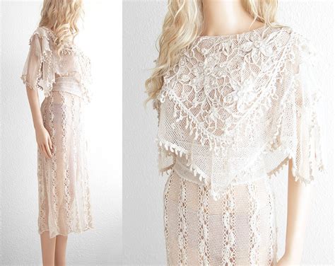 Crochet Lace Wedding Dress Crochet Dress Lace Dress Victorian