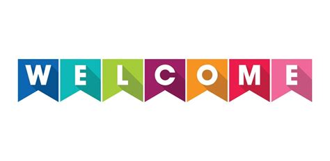 Colorful Welcome Design Template 10925778 Vector Art At Vecteezy