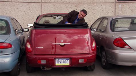 Chrysler Pt Cruiser Convertible Red Car Used By Steve Carell Michael