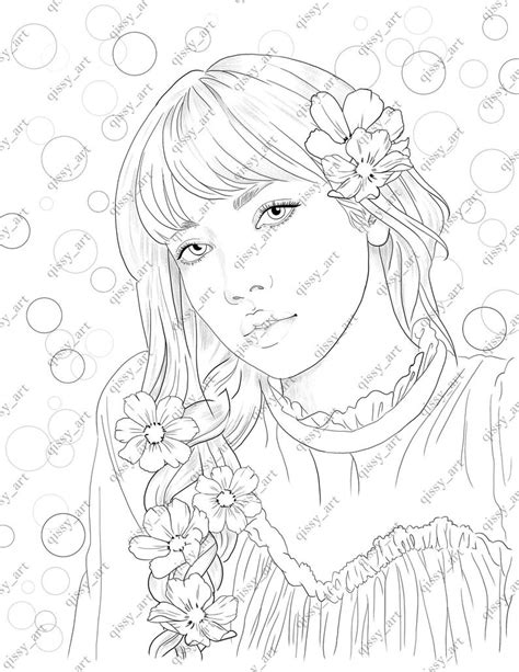 Plr coloring books related ebooks, videos, software, articles and other products with private label rights. BLACKPINK digital coloring page qissy_art | Etsy