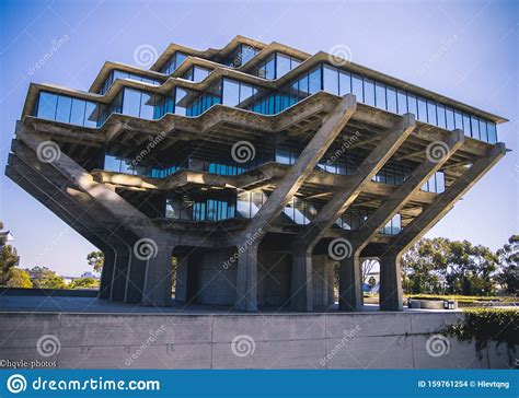 Unique Beautiful Construction Library In San Diego Editorial Stock