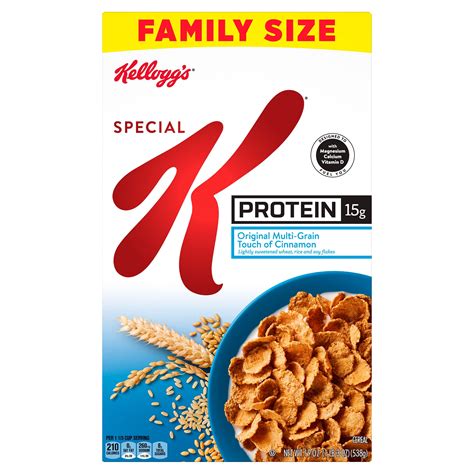 Kelloggs Special K Original Multi Grain Touch Of Cinnamon Cereal