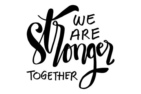 We Are Stronger Together Gráfico Por Han Dhini · Creative Fabrica