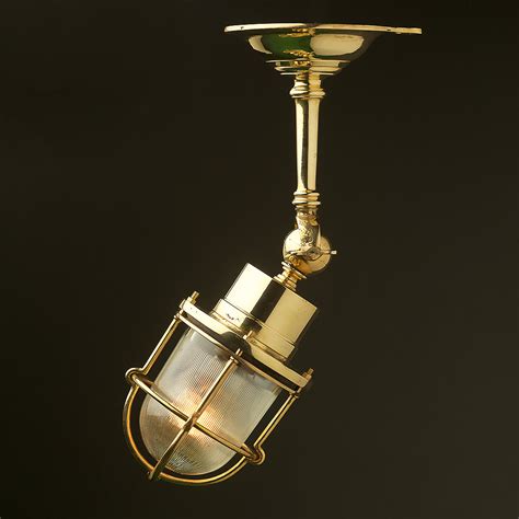 Adjustable Ships Caged Glass Ceiling Light Edison Light Globes Pty Ltd
