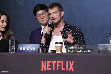 Actor Joel Kinnaman Attends The Press Conference For Netflixs News
