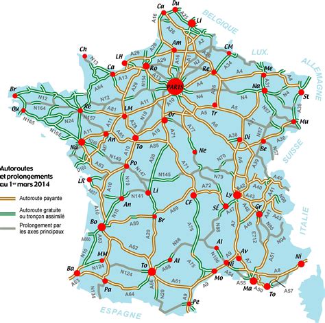 Carte De France France Carte Des Villes Régions Politique Routes