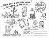 Missionary sketch template