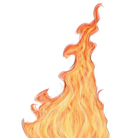 How To Draw Fire Easy Drawing Art