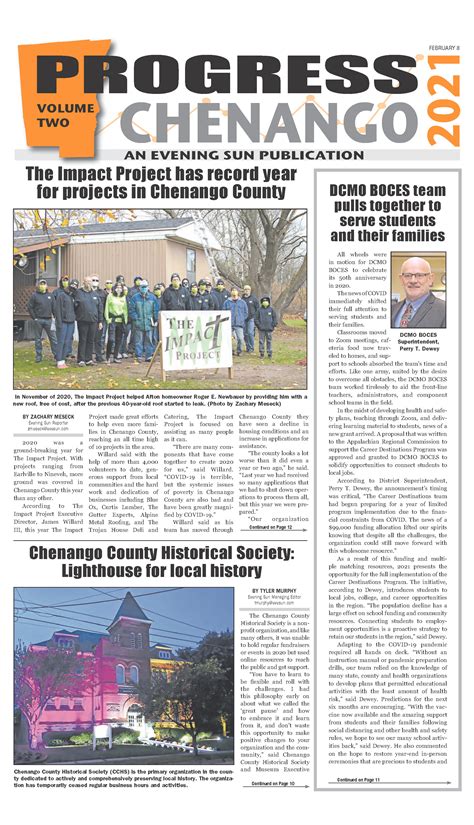 The Evening Sun | Chenango County, NY's Hometown Newspaper