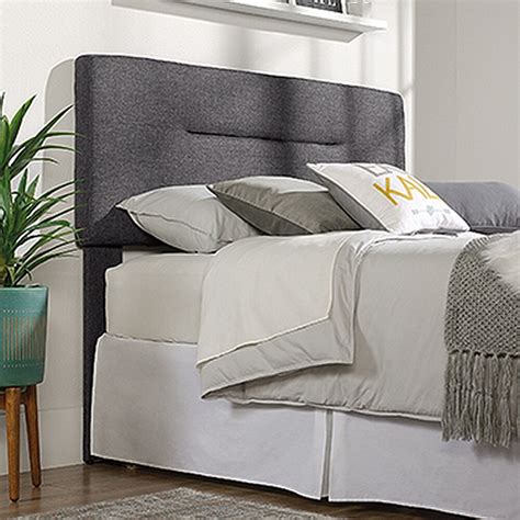 Contemporary 41 Queen Headboard In Charcoal Gray Mathis Brothers