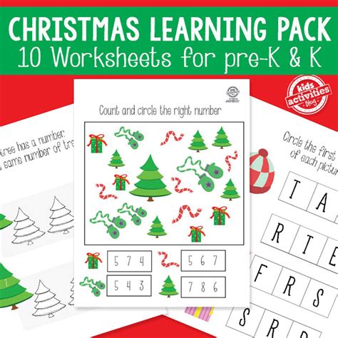 My family looks forward to making ornaments together each year, and there are so many great ideas here! Festive And Educational Printable Christmas Activity Packet