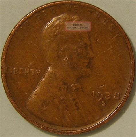 1938 S/s Lincoln Wheat Penny, (rpm 003) Error Coin, Af 212