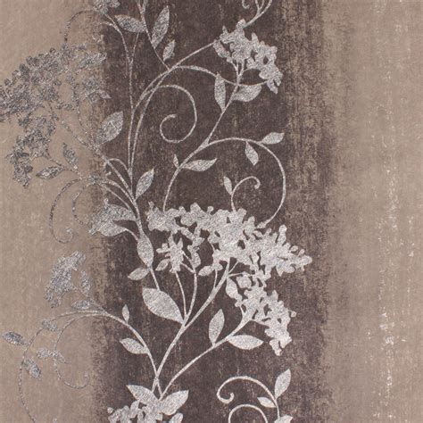 Metallic Wallpaper Sienna Floral Muriva 70158 Muriva