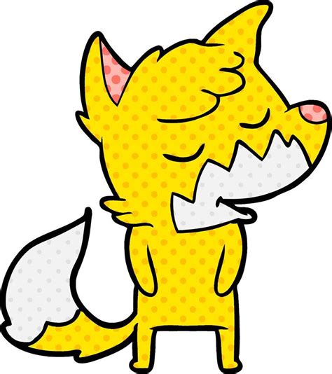 Fox Cartoon Character 12374125 Vector Art At Vecteezy