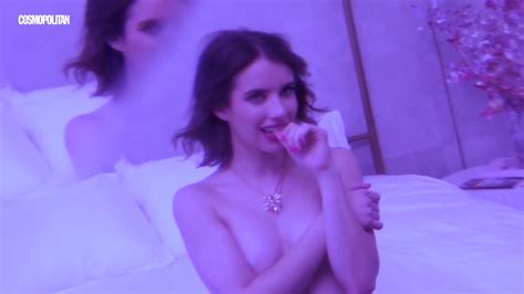 Emma Roberts Topless For Cosmopolitan 8 Photos The Fappening