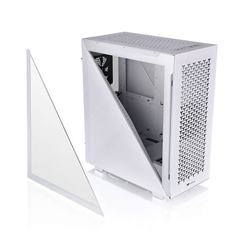 Thermaltake Divider Tg Air Tempered Glass Mid Tower Atx Case Snow