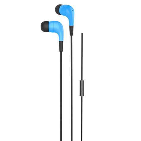 Onn Earbud Headphones With Microphone Blue Walmart Canada