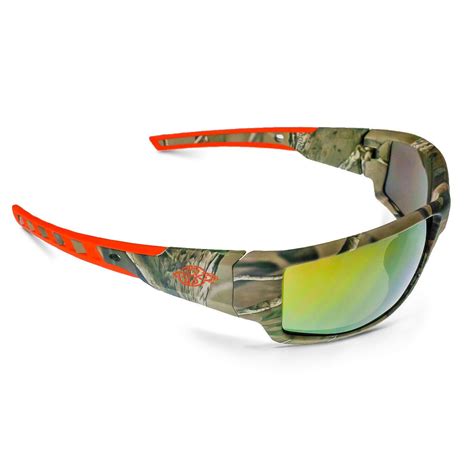 Crossfire Cumulus Premium Safety Glasses Camo Frames Gold