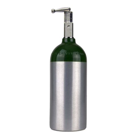 Portable Aluminum C Size Oxygen Tank 248 Liter Capacity Medical Warehouse