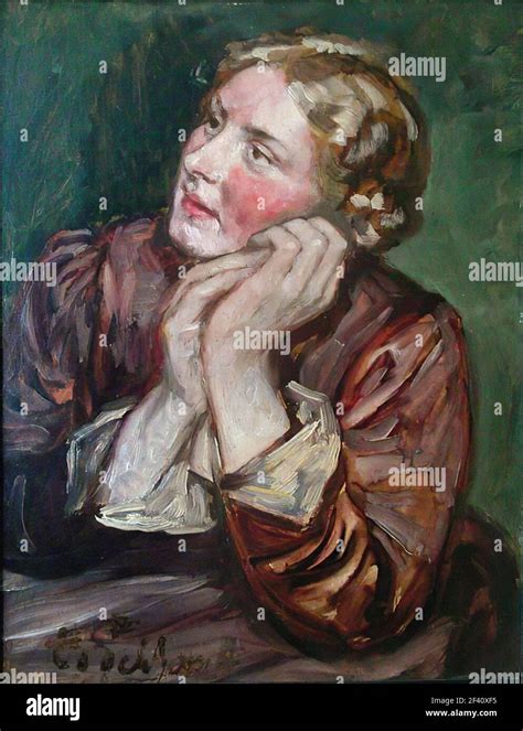 Eduard Von Gebhardt Portrait Woman Stock Photo Alamy