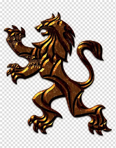 Lion Metal Crest Heraldry Lions Head Transparent Background Png