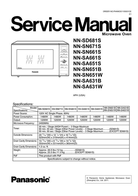 Panasonic Microwave Inverter Circuit Diagram Wiring Work