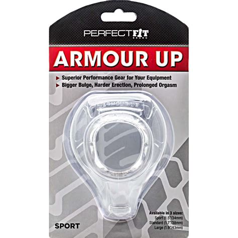 Perfect Fit Armour Up Sport Penis Ring 15 Clear