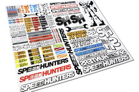 Scale Size Maximum Stylespeedhunters Rc Car Stickers Speedhunters