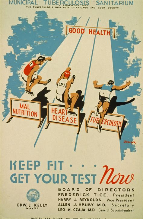 Vintage Health Test Poster Free Stock Photo Public Domain Pictures