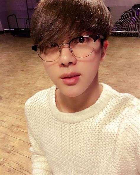Bts Jin Instagram Jin With Glasses Wow Im Ufjeuejsj