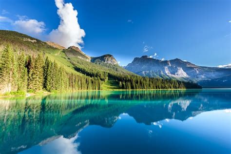 Lac émeraude Yoho Parc National Colombie Britannique Canada Photo