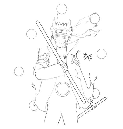 Easy To Draw Naruto Coloring Pages