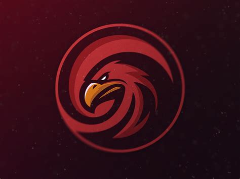 Red Hawk Badge By Hssn Dsgn On Dribbble