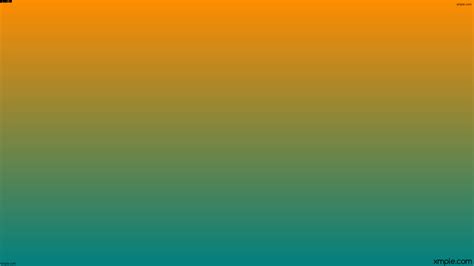 Wallpaper Orange Gradient Linear Green Ff8c00 008080 90°