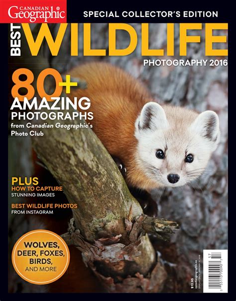 Canadian Geographic Magazine Best Wildlife Photography 2016 Special Issue