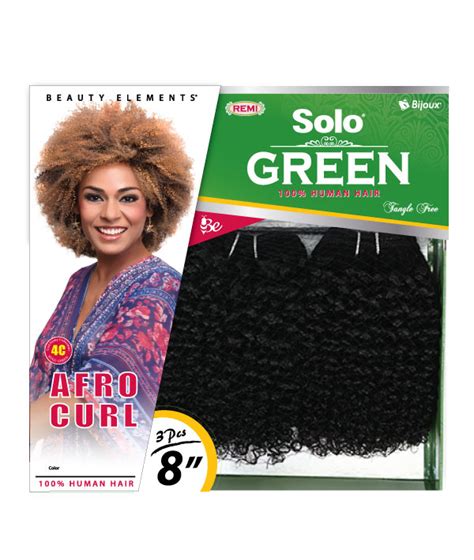 Solo Green Afro C4c Bijoux Hair