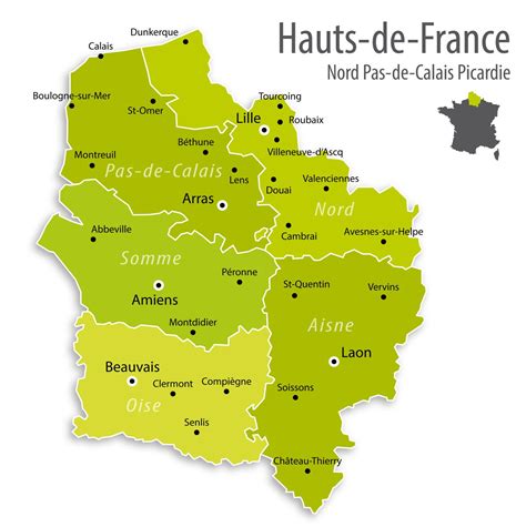 Maybe you would like to learn more about one of these? Carte des hauts-de-France - Hauts-de-France carte des ...