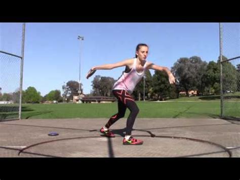 The discus, the object to be thrown, is a heavy lenticular disc with a diameter of 220 mm (8.66 inches) and a weight of two kilograms (4 lb 7 oz) for the men's event, and one kg (2 lb 3 oz) for the women's. Discus standing throw - YouTube