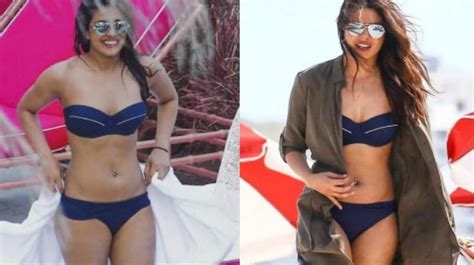 Priyanka Chopra Flaunts Her Toned Bikini Bod In Miami Looks Smokin