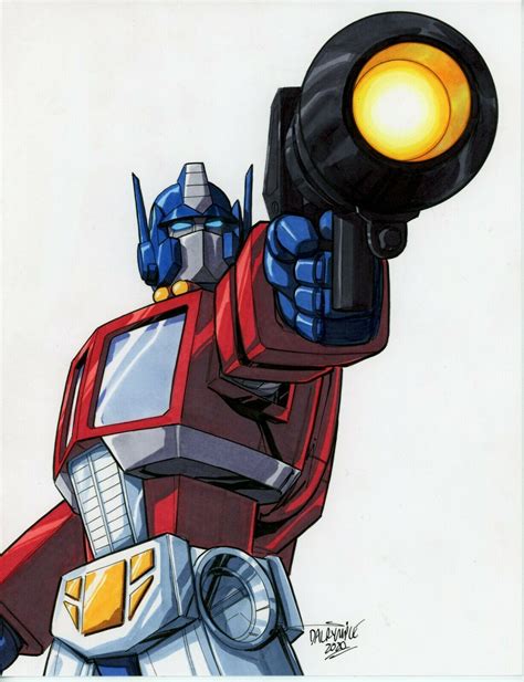 Optimus Prime By Scott Dalrymple 80s Cartoons Cartoon Artwork
