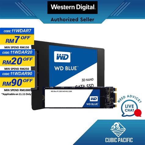 Western Digital Wd Blue Ssd 3d Nand 250gb 500gb 1tb 25m2 Sata