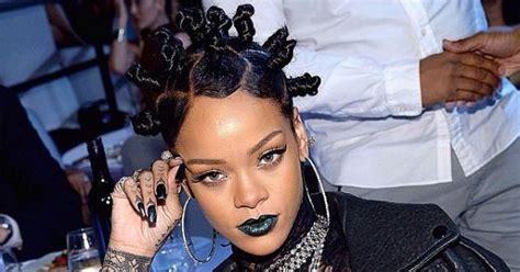 Rihanna Calls Her Bantu Knots Ghetto
