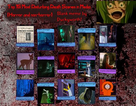 My Top 15 Most Disturbing Death Scenes By Morganthemedianerd On Deviantart