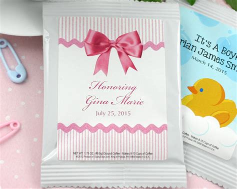 Personalized Baby Shower Coffee Favors Many Designs Available