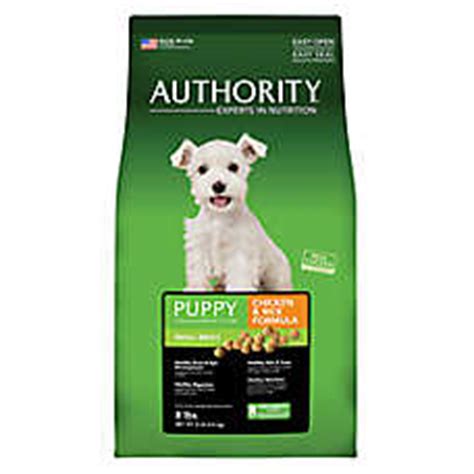 So in our guide, we have divided the top dry foods by these three sizes to help you find the most appropriate food for your growing pup. Authority® Small Breed Puppy Food - Chicken & Rice | dog ...