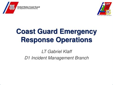 Ppt Coast Guard Emergency Response Operations Powerpoint Presentation