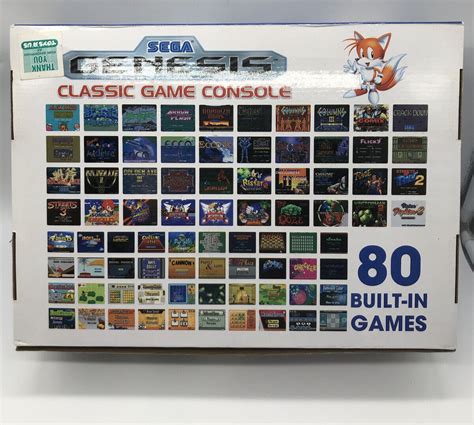 Sega Genesis Classic Mini Game Console With 80 Built In Games Atgames