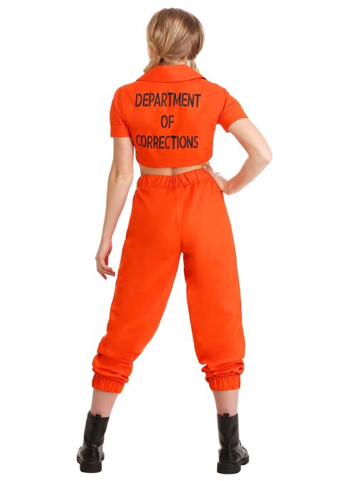 Catch everyone's eye with a shining piece of costume jewelry and shoes to represent the era you are dressing for. Orange Inmate Prisoner Costume for Women