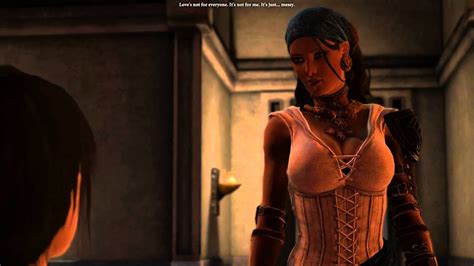 Dragon Age 2 Female Hawke And Isabela Romance Spoiler Youtube