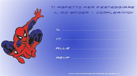 Usa i template e gli strumenti di crello. Biglietto d'invito per festa di compleanno Spider Man ...